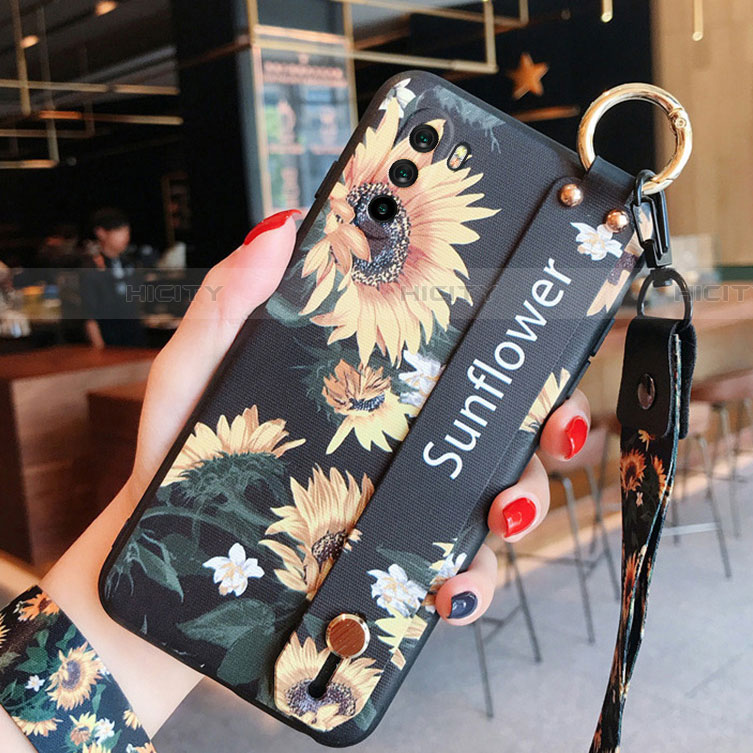 Funda Silicona Gel Goma Flores Carcasa S01 para Huawei Mate 40 Lite 5G