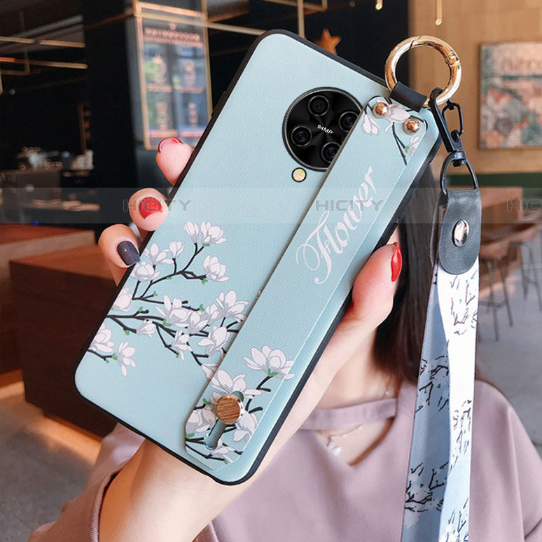 Funda Silicona Gel Goma Flores Carcasa S01 para Xiaomi Redmi K30 Pro 5G