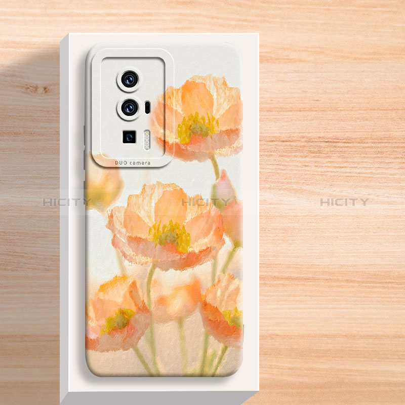 Funda Silicona Gel Goma Flores Carcasa S01 para Xiaomi Redmi K60 Pro 5G