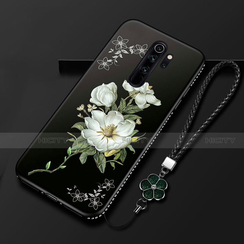 Funda Silicona Gel Goma Flores Carcasa S01 para Xiaomi Redmi Note 8 Pro