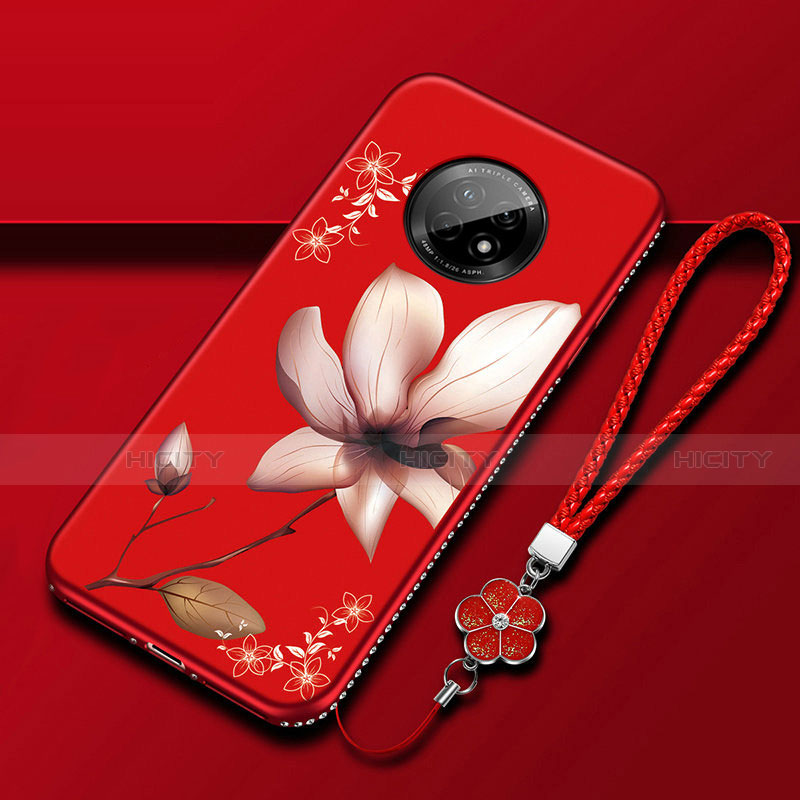 Funda Silicona Gel Goma Flores Carcasa S02 para Huawei Enjoy 20 Plus 5G