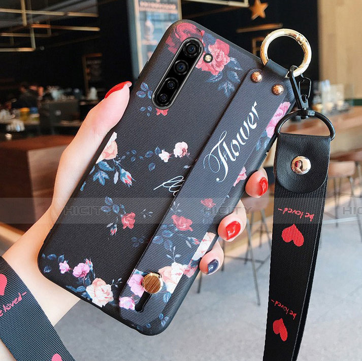 Funda Silicona Gel Goma Flores Carcasa S02 para Oppo K7 5G