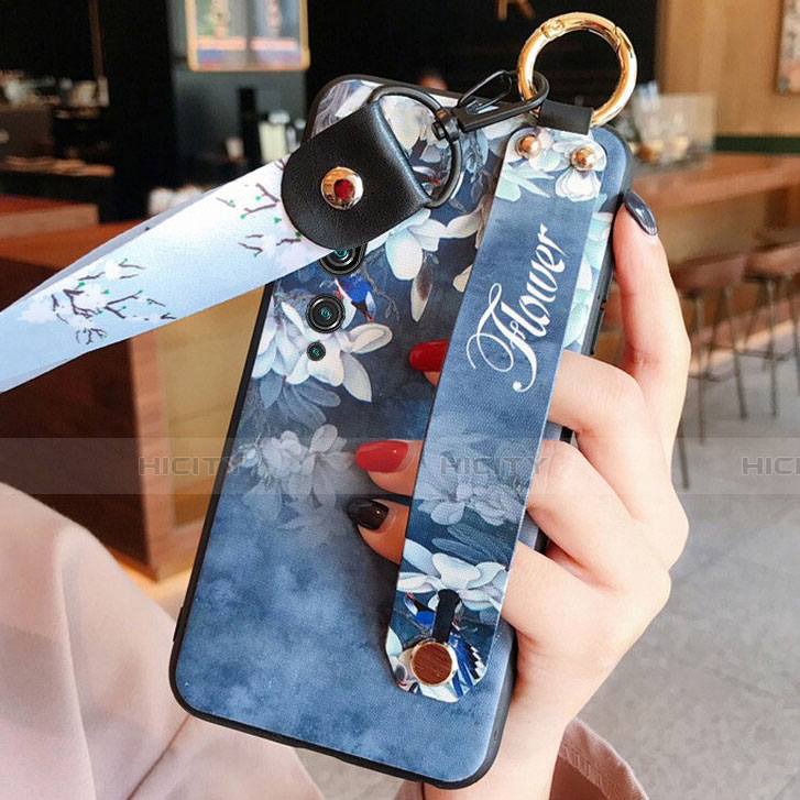 Funda Silicona Gel Goma Flores Carcasa S02 para Xiaomi Mi Note 10 Pro