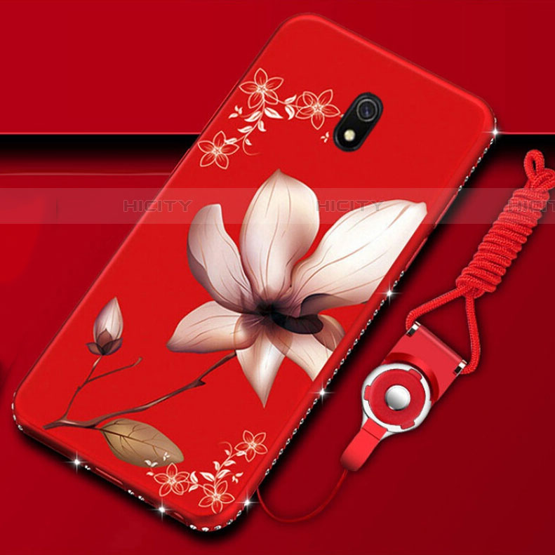 Funda Silicona Gel Goma Flores Carcasa S02 para Xiaomi Redmi 8A