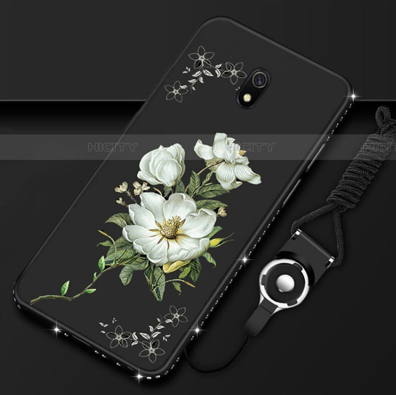 Funda Silicona Gel Goma Flores Carcasa S02 para Xiaomi Redmi 8A