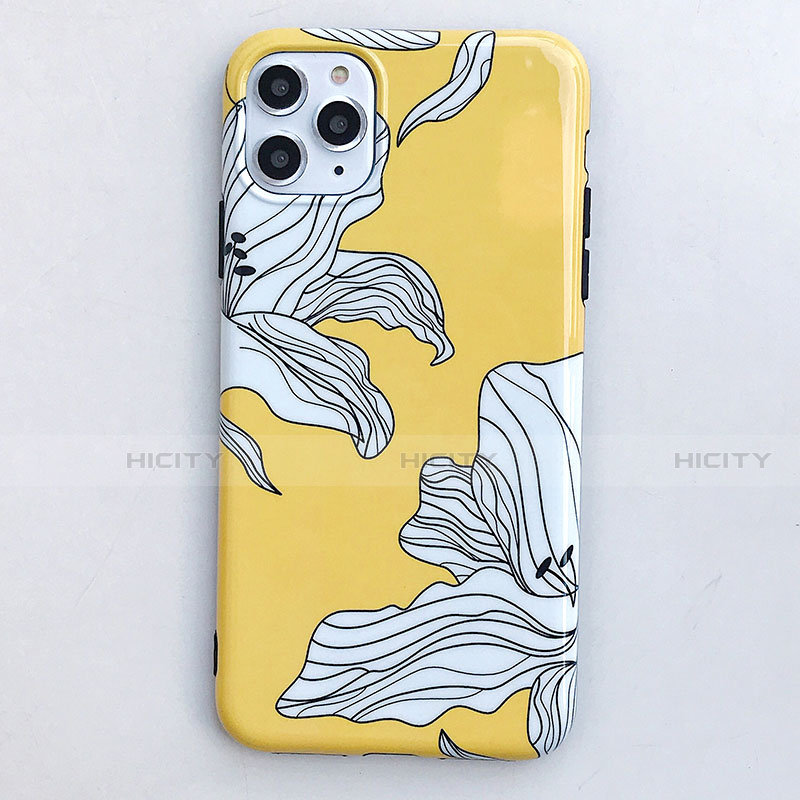 Funda Silicona Gel Goma Flores Carcasa S03 para Apple iPhone 11 Pro