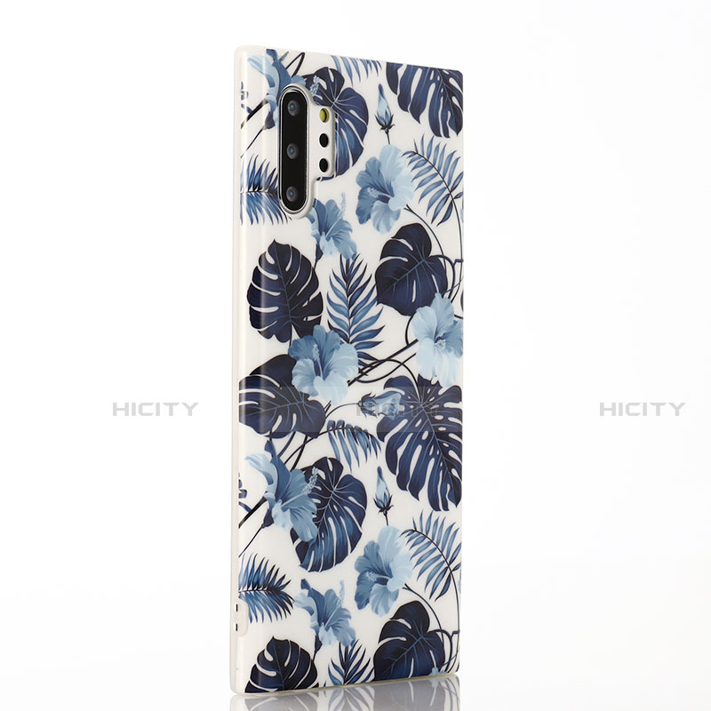 Funda Silicona Gel Goma Flores Carcasa S03 para Samsung Galaxy Note 10 Plus