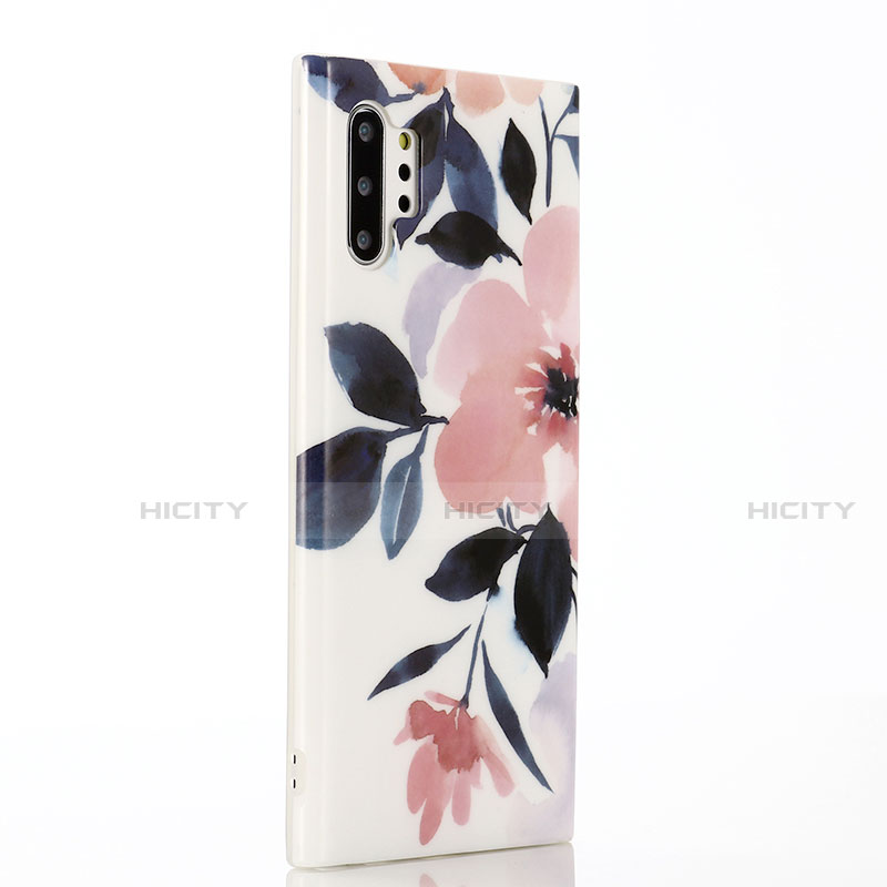 Funda Silicona Gel Goma Flores Carcasa S03 para Samsung Galaxy Note 10 Plus 5G