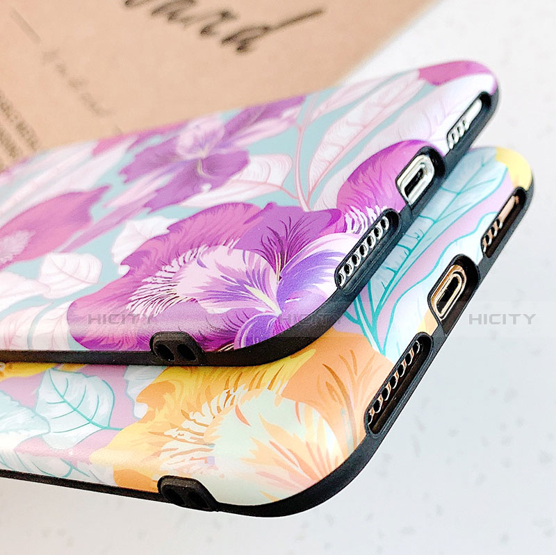 Funda Silicona Gel Goma Flores Carcasa S04 para Apple iPhone 11