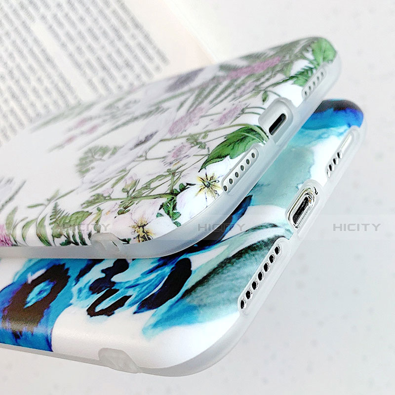 Funda Silicona Gel Goma Flores Carcasa S05 para Apple iPhone 11