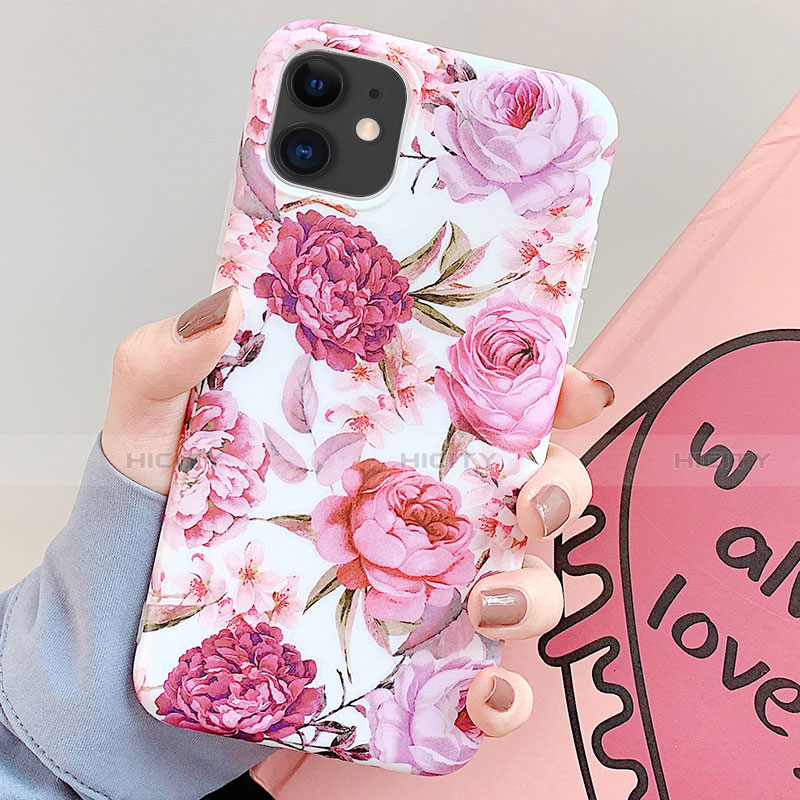 Funda Silicona Gel Goma Flores Carcasa S05 para Apple iPhone 11