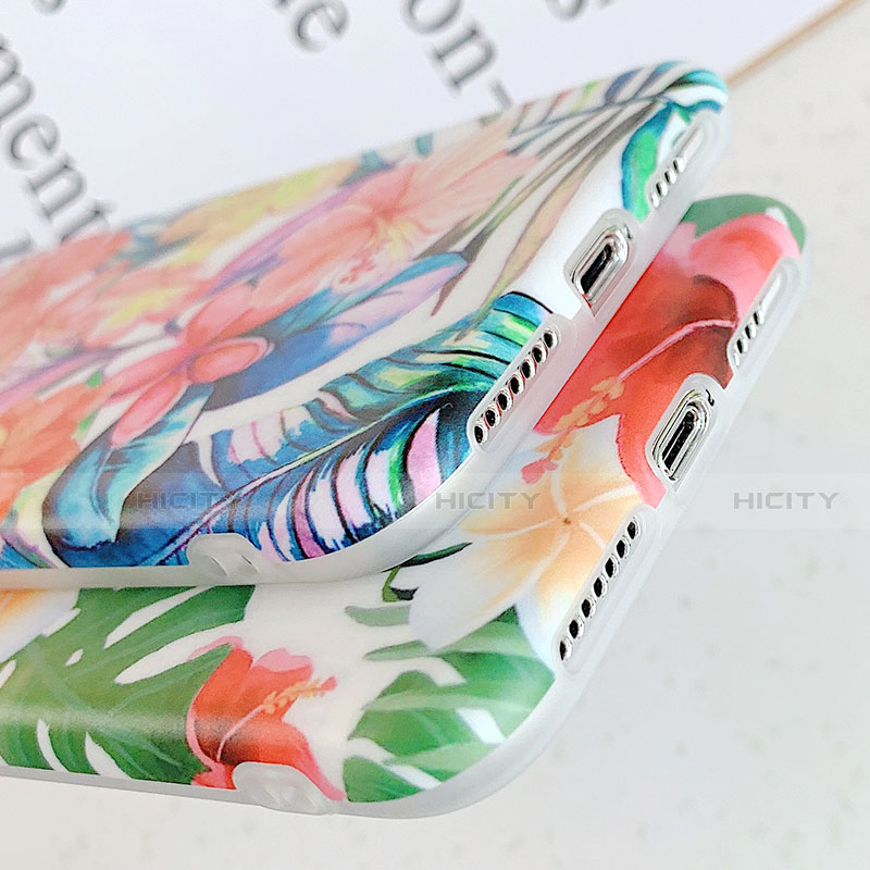 Funda Silicona Gel Goma Flores Carcasa S06 para Apple iPhone 11