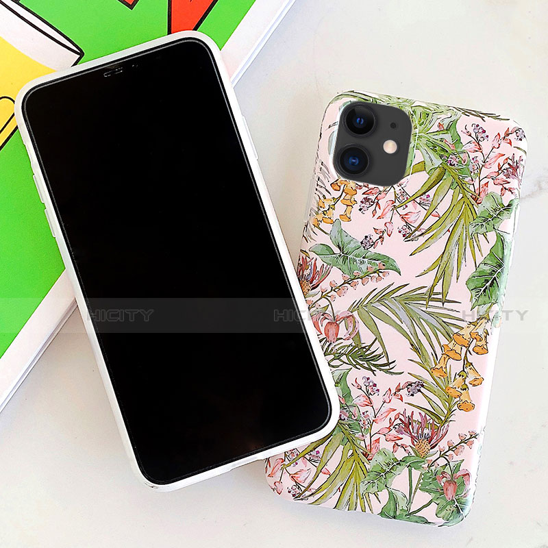 Funda Silicona Gel Goma Flores Carcasa S09 para Apple iPhone 11