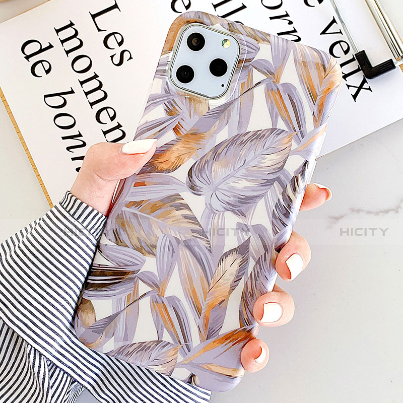 Funda Silicona Gel Goma Flores Carcasa S09 para Apple iPhone 11 Pro