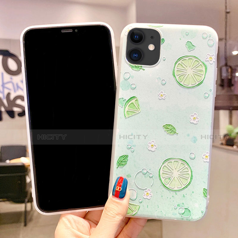 Funda Silicona Gel Goma Fruta Carcasa C01 para Apple iPhone 11