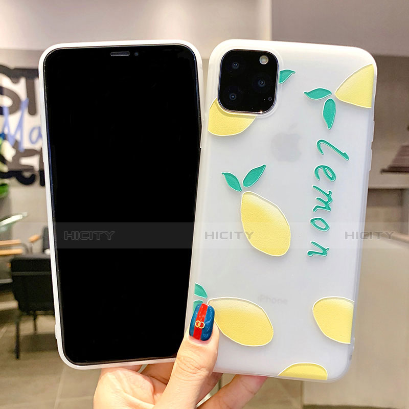 Funda Silicona Gel Goma Fruta Carcasa H02 para Apple iPhone 11 Pro