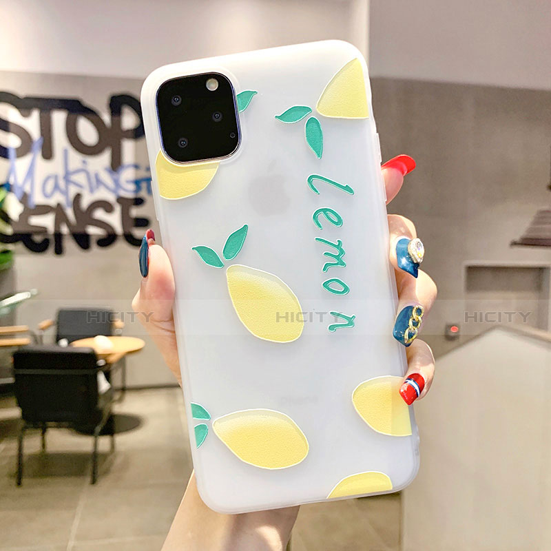 Funda Silicona Gel Goma Fruta Carcasa H02 para Apple iPhone 11 Pro Max