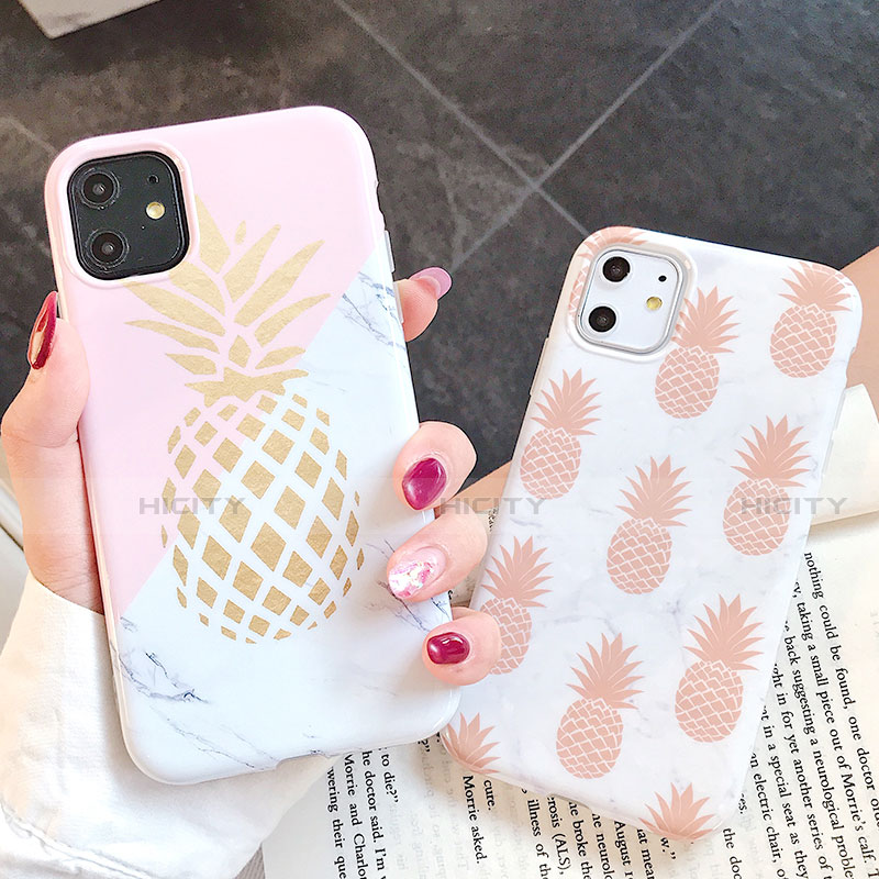 Funda Silicona Gel Goma Fruta Carcasa para Apple iPhone 11