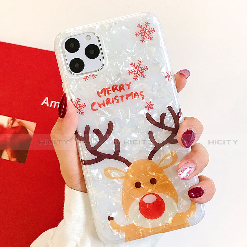 Funda Silicona Gel Goma Navidad Carcasa para Apple iPhone 11 Pro Multicolor