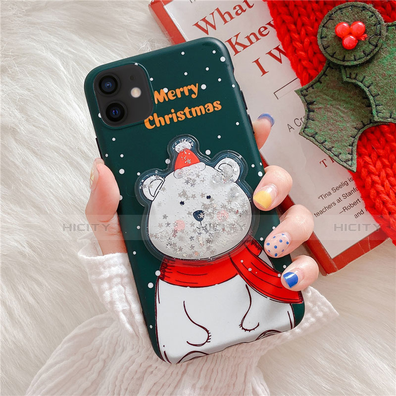 Funda Silicona Gel Goma Navidad Carcasa para Apple iPhone 12