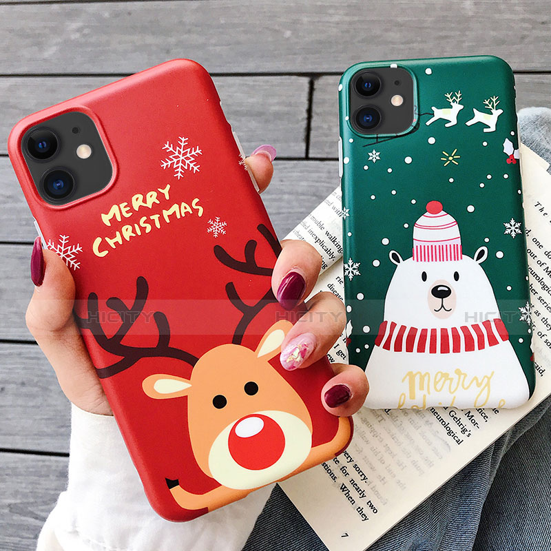 Funda Silicona Gel Goma Navidad Carcasa S01 para Apple iPhone 11