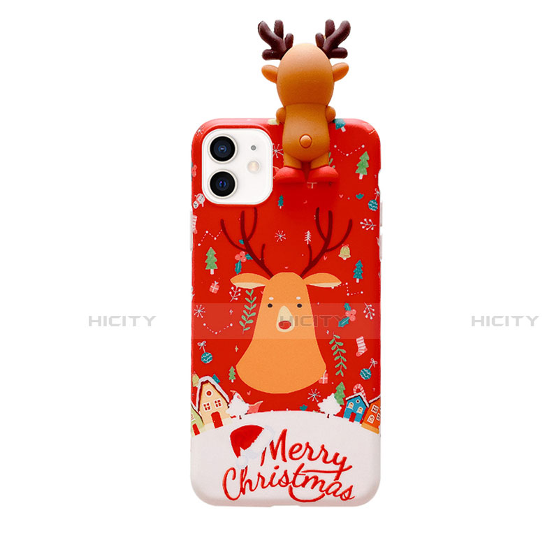 Funda Silicona Gel Goma Navidad Carcasa S01 para Apple iPhone 12