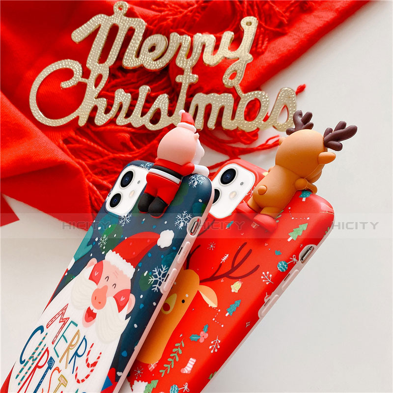 Funda Silicona Gel Goma Navidad Carcasa S01 para Apple iPhone 12 Mini