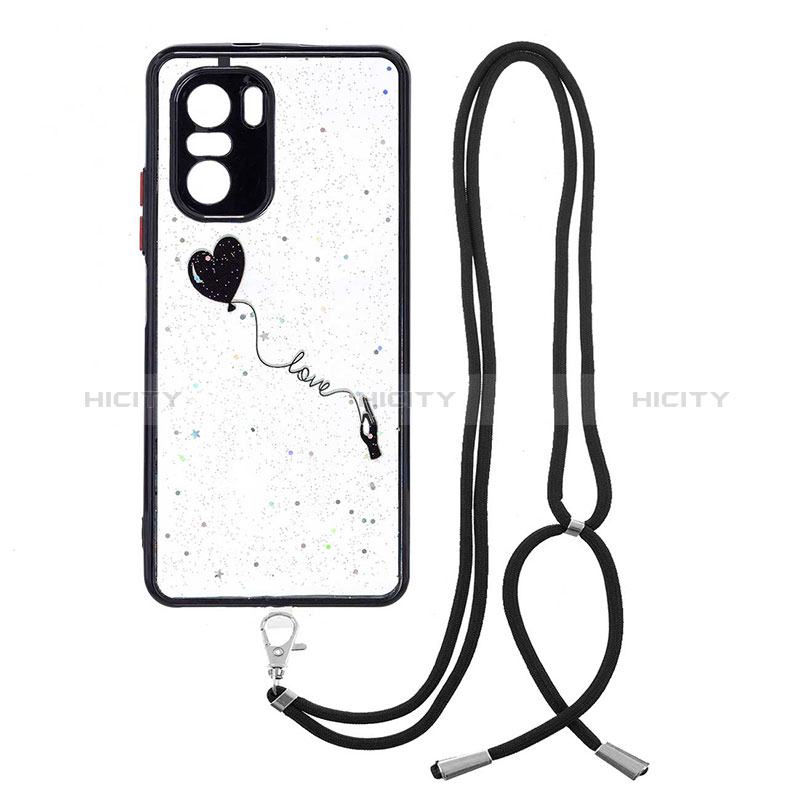 Funda Silicona Gel Goma Patron de Moda Carcasa con Acollador Cordon Lanyard Y01X para Xiaomi Mi 11X 5G