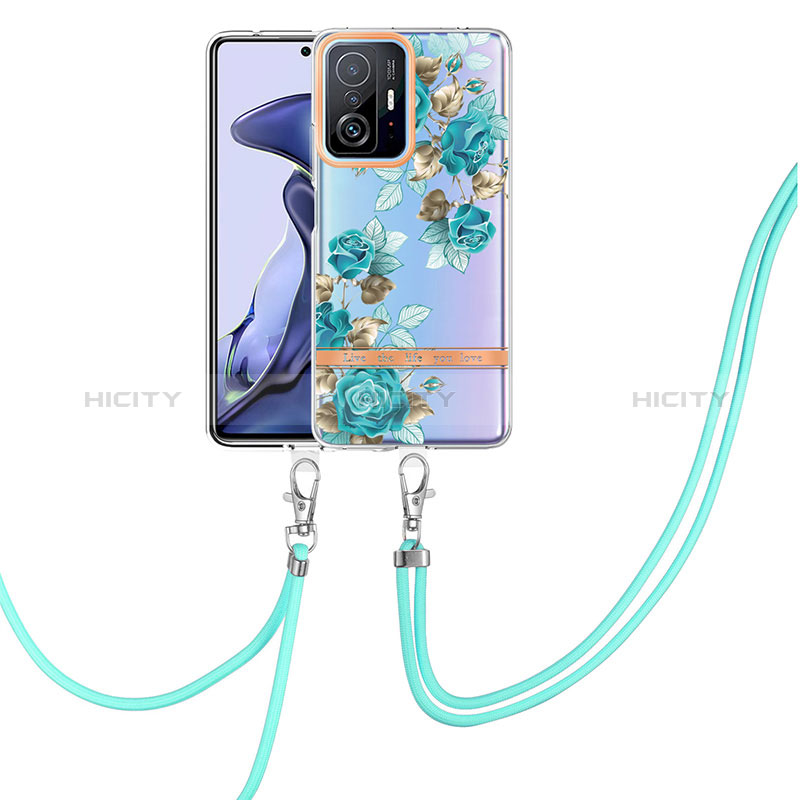 Funda Silicona Gel Goma Patron de Moda Carcasa con Acollador Cordon Lanyard Y06B para Xiaomi Mi 11T 5G