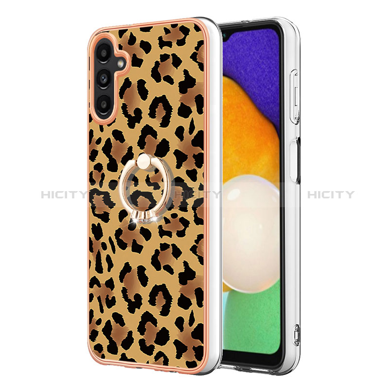 Funda Silicona Gel Goma Patron de Moda Carcasa con Acollador Cordon Lanyard YB8 para Samsung Galaxy A14 4G