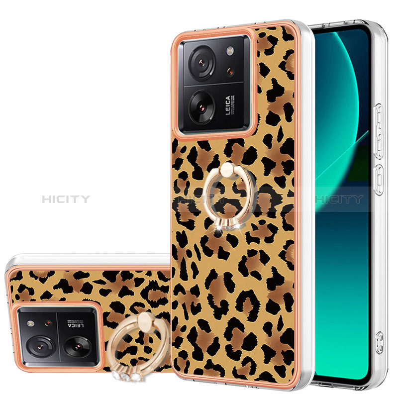 Funda Silicona Gel Goma Patron de Moda Carcasa con Acollador Cordon Lanyard YB8 para Xiaomi Mi 13T Pro 5G