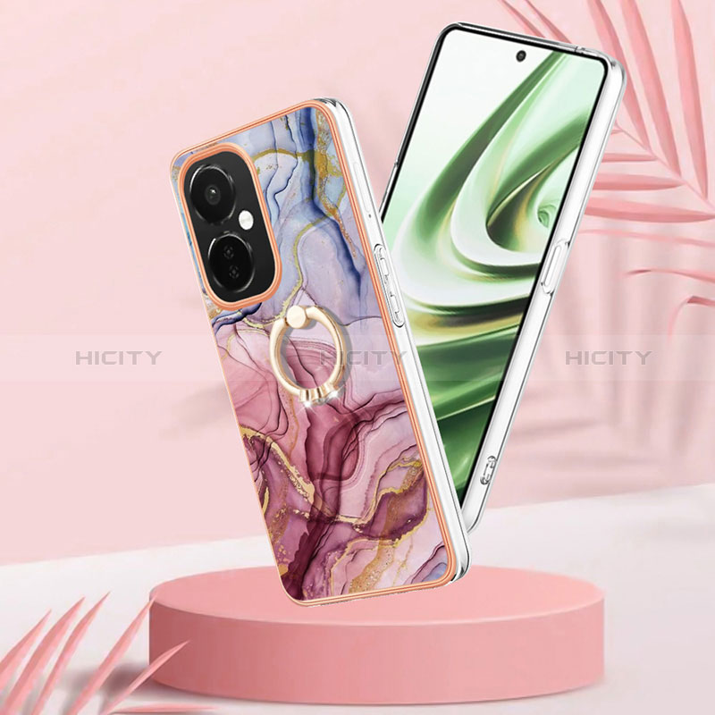 Funda Silicona Gel Goma Patron de Moda Carcasa con Anillo de dedo Soporte Y01B para OnePlus Nord CE 3 5G