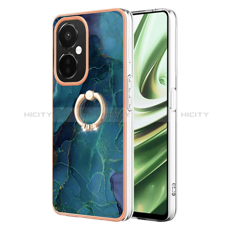 Funda Silicona Gel Goma Patron de Moda Carcasa con Anillo de dedo Soporte Y01B para OnePlus Nord CE 3 Lite 5G