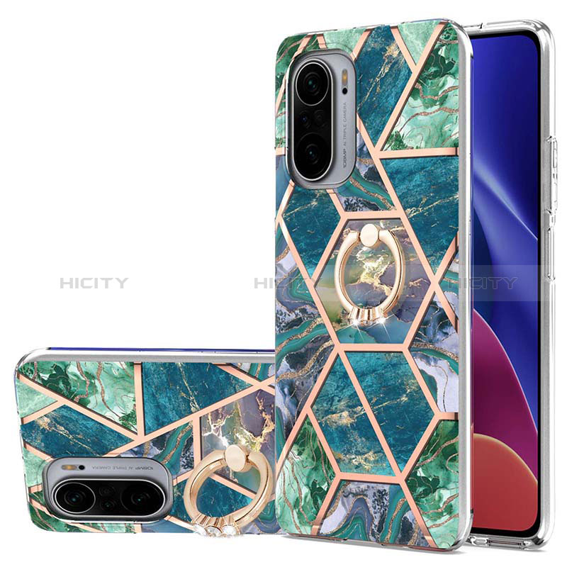 Funda Silicona Gel Goma Patron de Moda Carcasa con Anillo de dedo Soporte Y01B para Xiaomi Mi 11i 5G