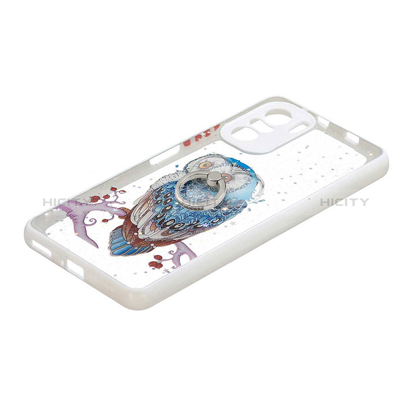 Funda Silicona Gel Goma Patron de Moda Carcasa con Anillo de dedo Soporte Y01X para Xiaomi Mi 11i 5G