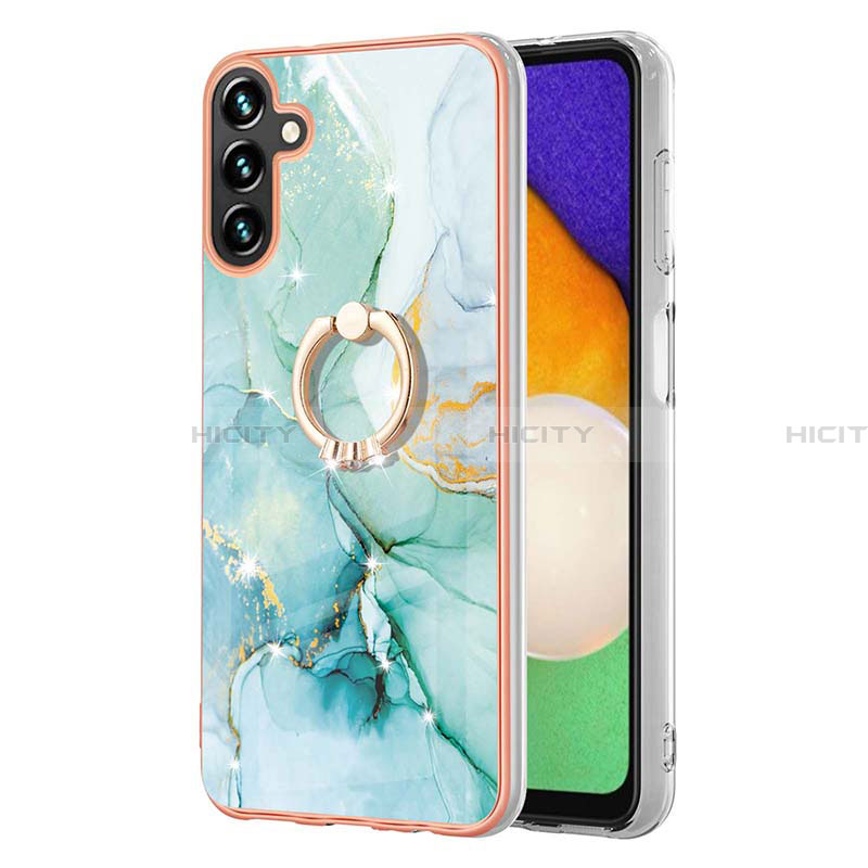 Funda Silicona Gel Goma Patron de Moda Carcasa con Anillo de dedo Soporte Y05B para Samsung Galaxy A13 5G