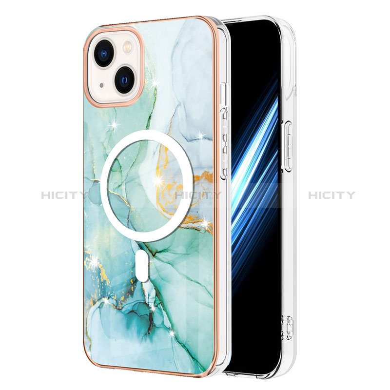 Funda Silicona Gel Goma Patron de Moda Carcasa con Mag-Safe Magnetic para Apple iPhone 14