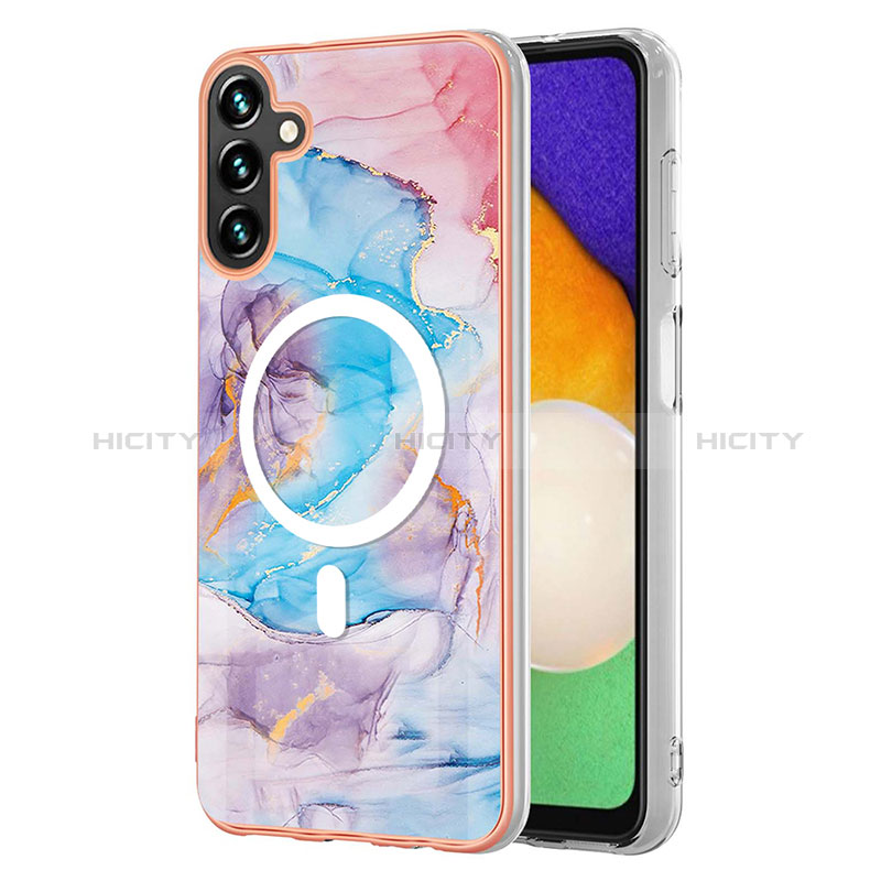 Funda Silicona Gel Goma Patron de Moda Carcasa con Mag-Safe Magnetic para Samsung Galaxy A34 5G