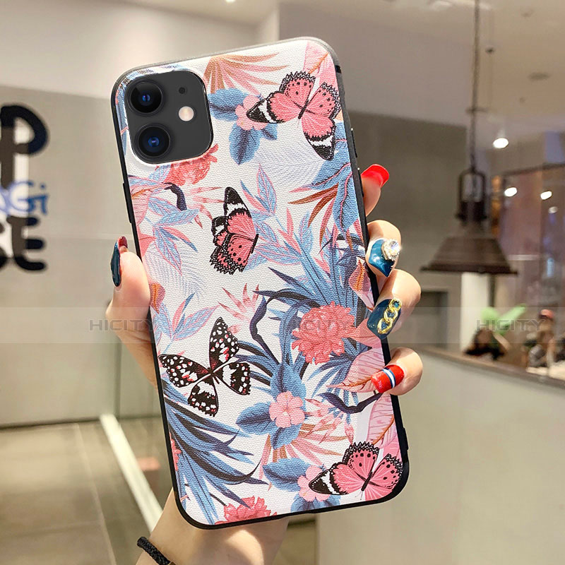 Funda Silicona Gel Goma Patron de Moda Carcasa H06 para Apple iPhone 11