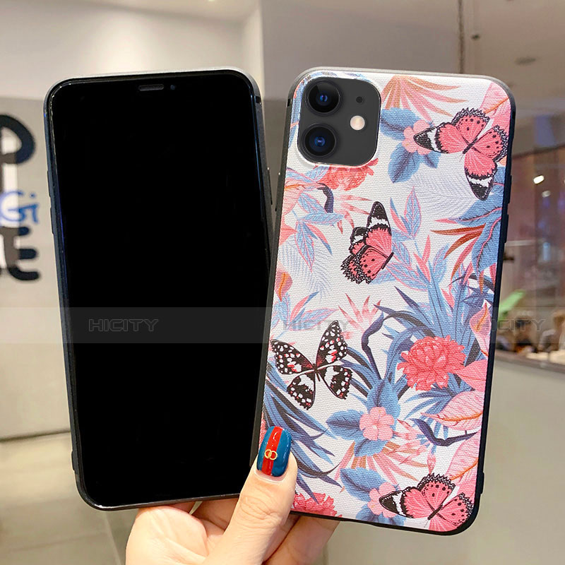 Funda Silicona Gel Goma Patron de Moda Carcasa H06 para Apple iPhone 11