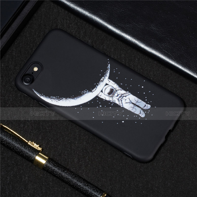 Funda Silicona Gel Goma Patron de Moda Carcasa para Apple iPhone 8