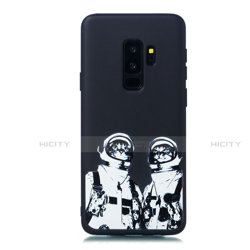 Funda Silicona Gel Goma Patron de Moda Carcasa para Samsung Galaxy S9 Plus Blanco