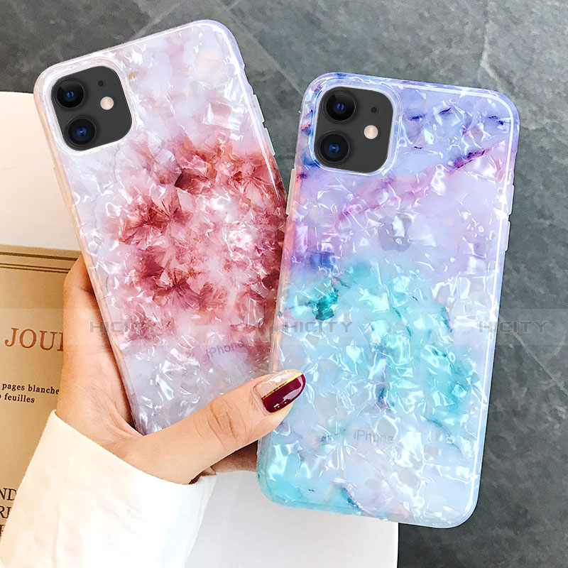 Funda Silicona Gel Goma Patron de Moda Carcasa S01 para Apple iPhone 11