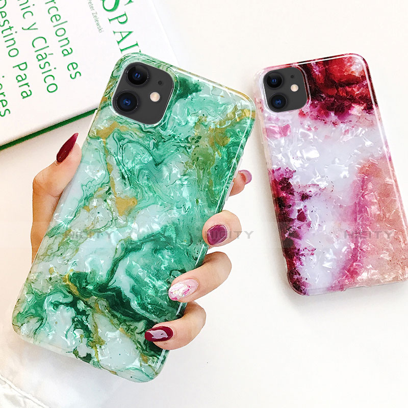 Funda Silicona Gel Goma Patron de Moda Carcasa S01 para Apple iPhone 11