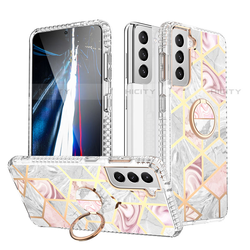 Funda Silicona Gel Goma Patron de Moda Carcasa S02 para Samsung Galaxy S21 Plus 5G