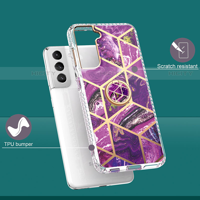 Funda Silicona Gel Goma Patron de Moda Carcasa S02 para Samsung Galaxy S22 Plus 5G