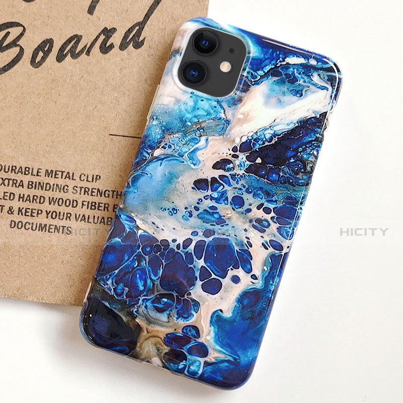 Funda Silicona Gel Goma Patron de Moda Carcasa S03 para Apple iPhone 11