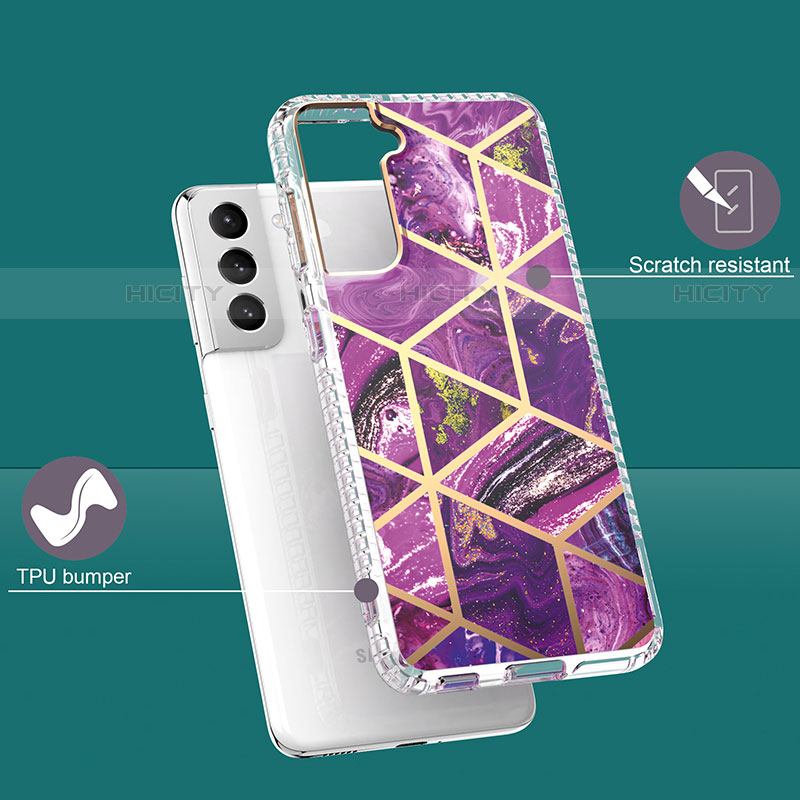 Funda Silicona Gel Goma Patron de Moda Carcasa S03 para Samsung Galaxy S21 FE 5G