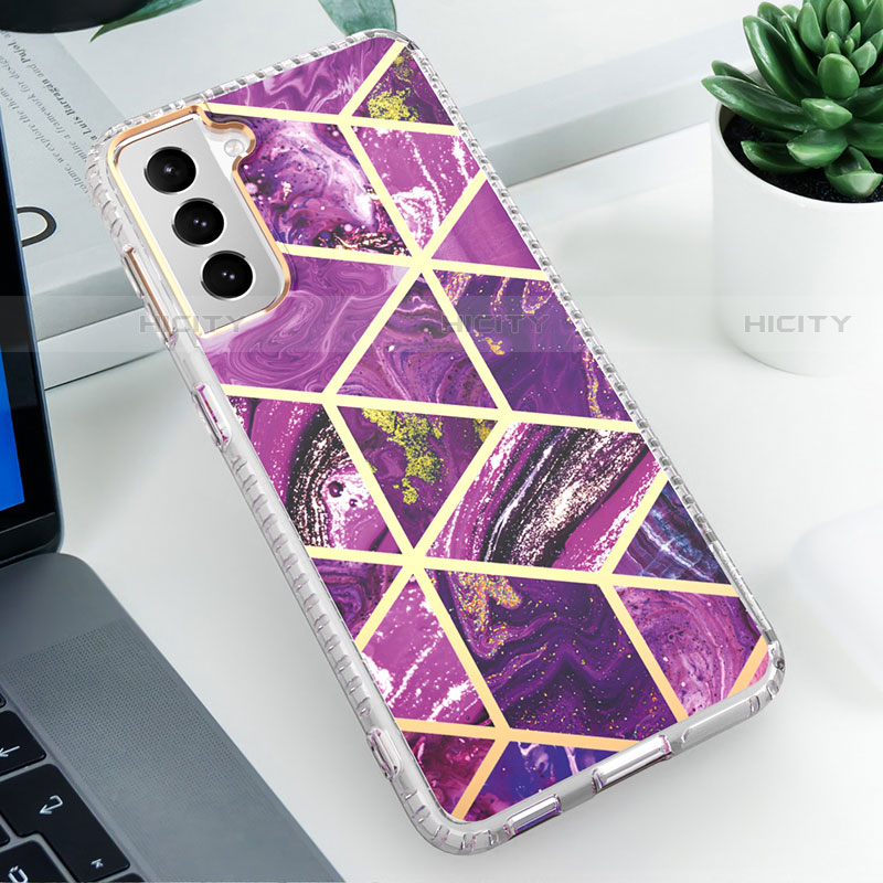 Funda Silicona Gel Goma Patron de Moda Carcasa S03 para Samsung Galaxy S21 FE 5G