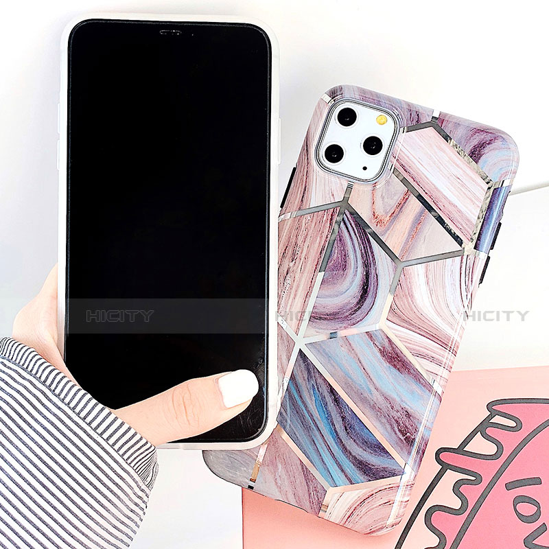 Funda Silicona Gel Goma Patron de Moda Carcasa S05 para Apple iPhone 11 Pro Max